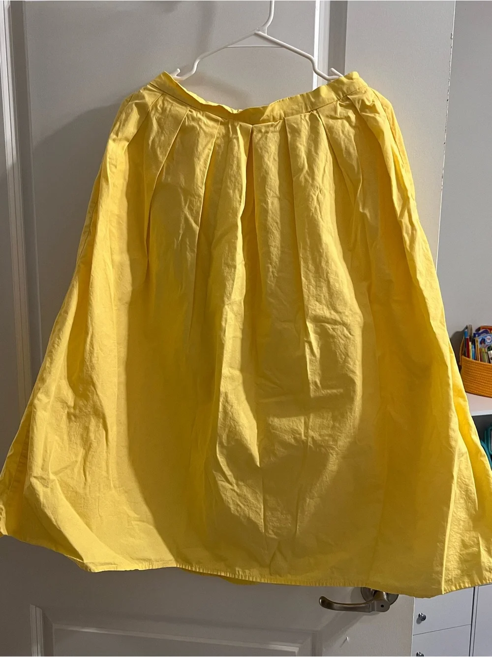 Banana Republic Yellow Midi Skirt and black top (2pieces)